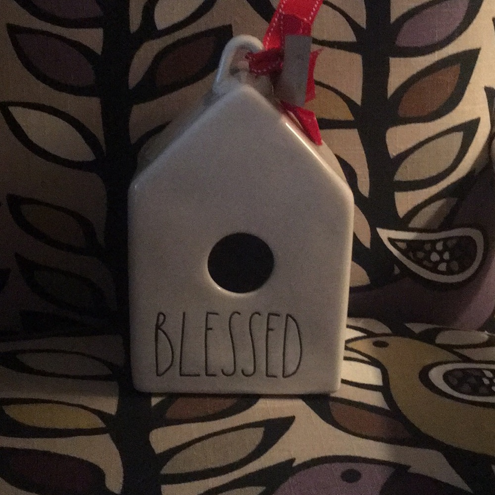 Rae Dunn blessed birdhouse